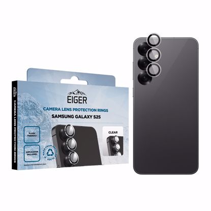 Picture of Eiger Eiger Mountain Glass LENS RING GRS for Samsung Galaxy S25 in Clear